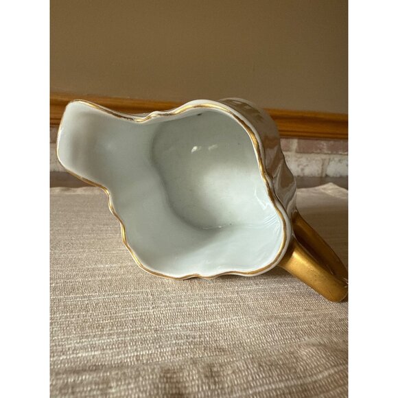 Antique KPM Berlin Porcelain Creamer – Gold Trim Monogram B Royal German China - Picture 5 of 16